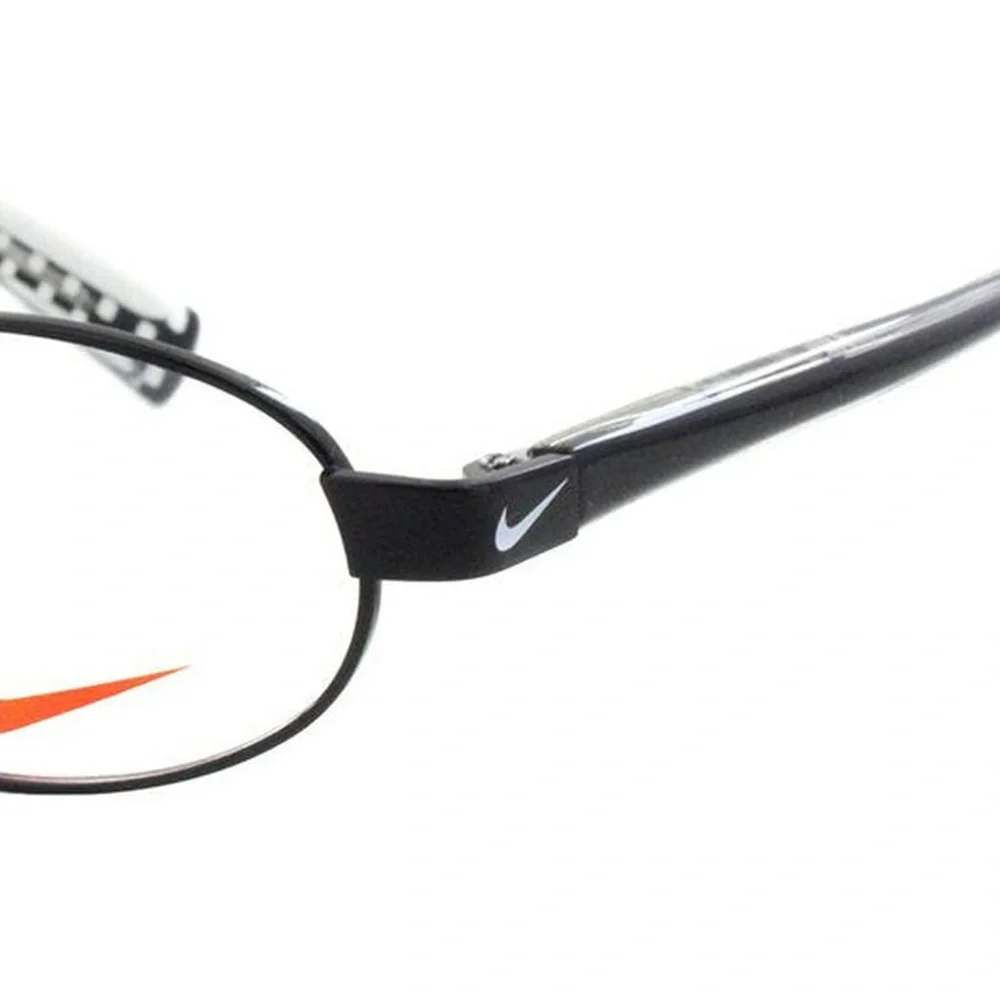 NWT Nike 5565 Black Oval 43mm Eyeglasses